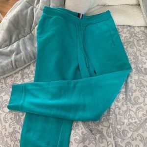 ❌SOLD❌ Tommy Hilfiger Aqua/turquoise/teal Joggers